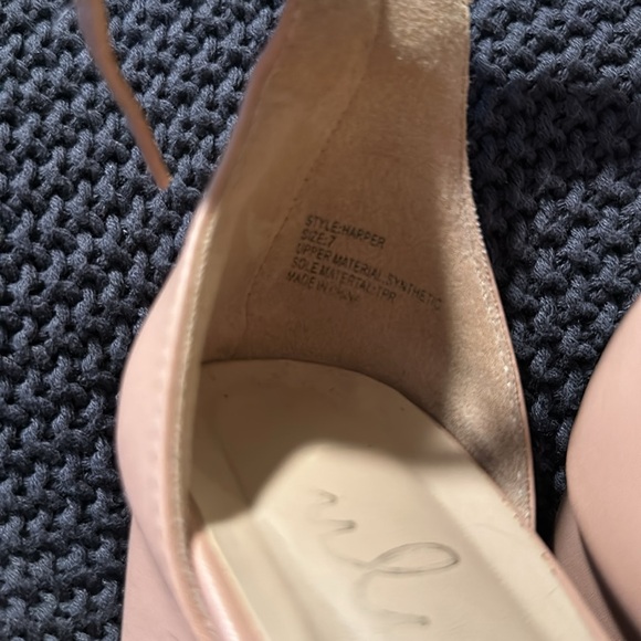 S5 - Lulus pink: tan Harper almond ankle strap heel size 7 - Picture 8 of 14